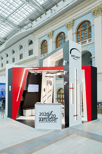 Выставочный стенд компании ARTLIGHT, АРХ Москва 2020 - освещение рис.1